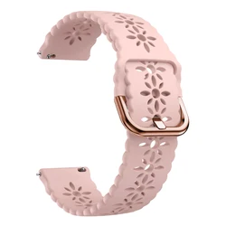 20mm Silicone Smart Watch Replacement Strap - Vivoactive 5 (Pink A)
