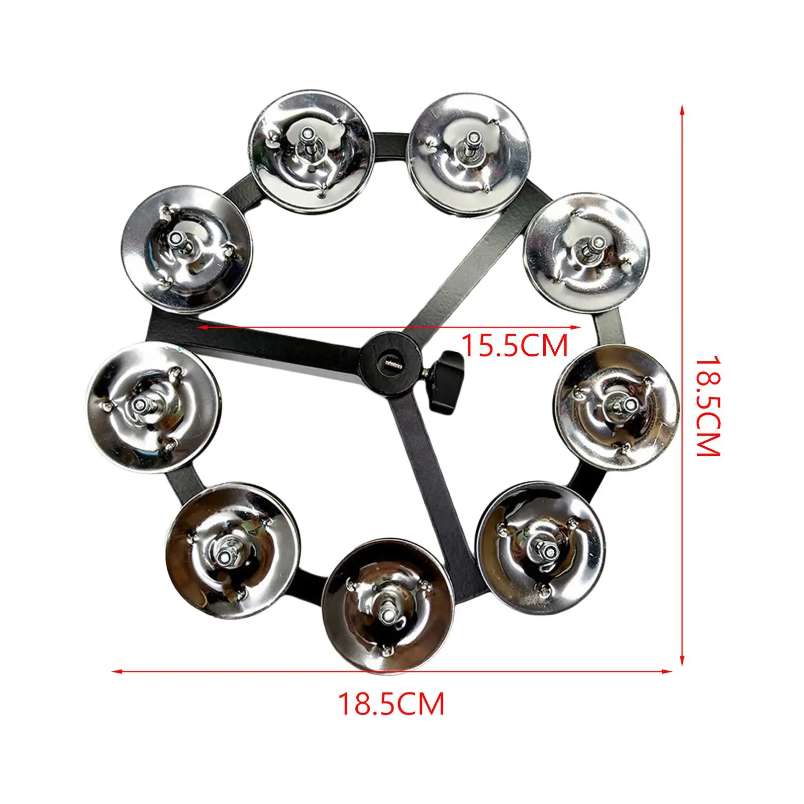 Tambourine Bells Mountable with Row