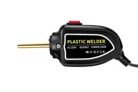 100W Portable Plastic Welder 110V/220V New Hot Air Gun Hot Stapler Plastic Welder Soldering Iron Nail Bumper Repair Car Tool Kit 2