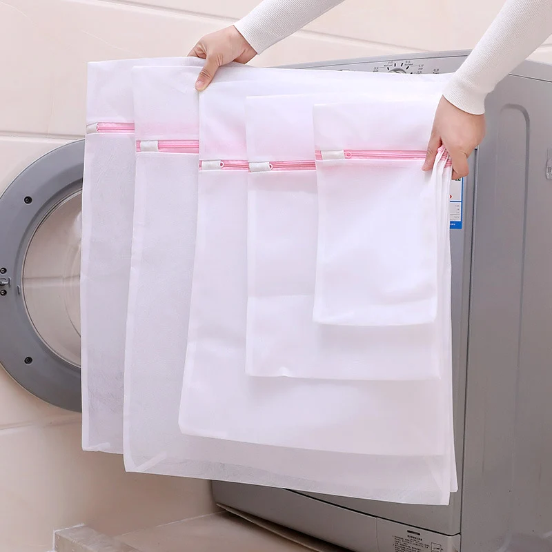 5/1Pcs Bra Underwear Products Zippered Mesh Laundry Bags Baskets Household Cleaning Tools Accessories Laundry Care 4