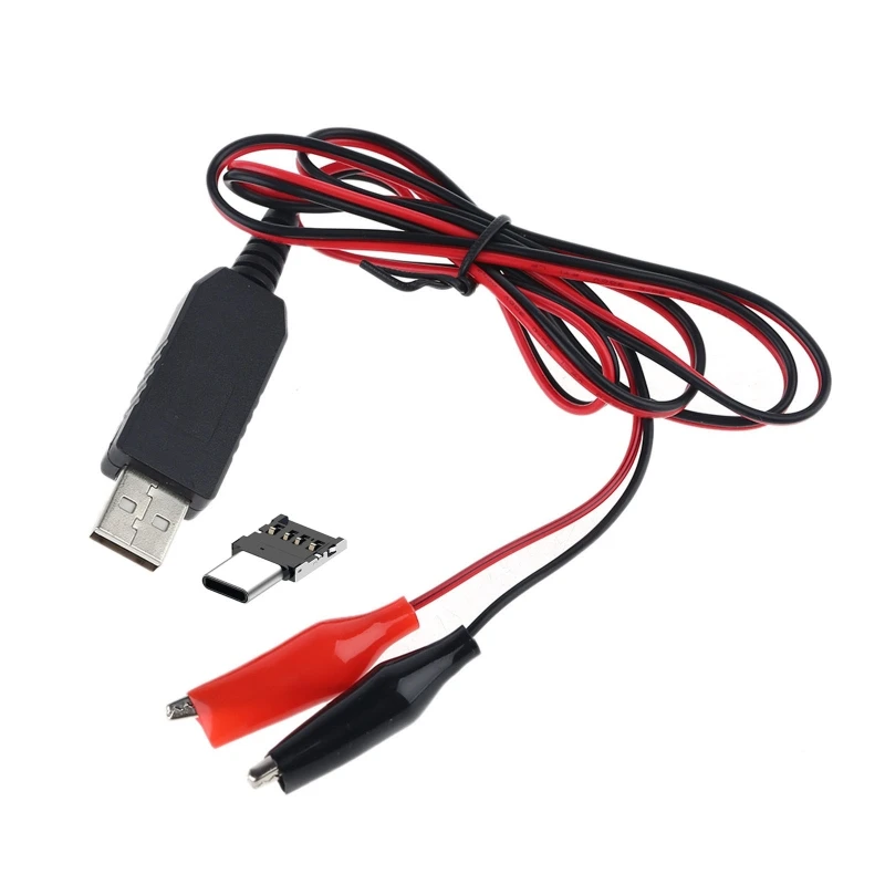 DIY Type C USB to 1.5V 3V 4.5V 6V Power Cable AA AAA Size usb charger cable