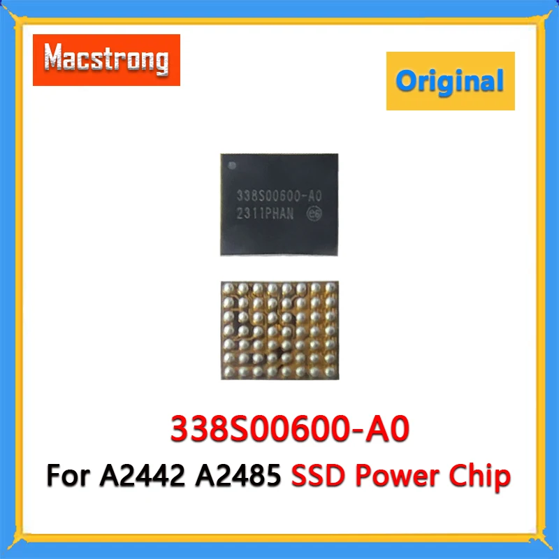 Ssd Power Chip para Macbook Pro Chip Bga Placa-mãe de Reparo de Solda 338s00600-a0 A2442 A2485 142 Pol 162 Pol Original 2023 Ano