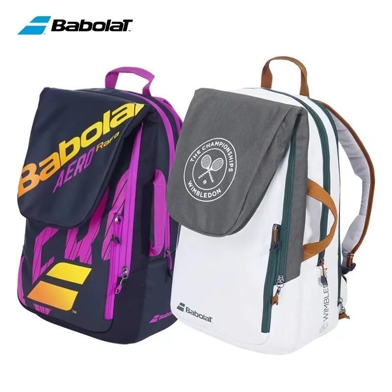 2023 Genuine Pure Aero Rafa Wim Babolat Tennis Backpack 2R 3R Large Capacity Portable Squash Tennis Racquet Bag Unisex Tenis Bag