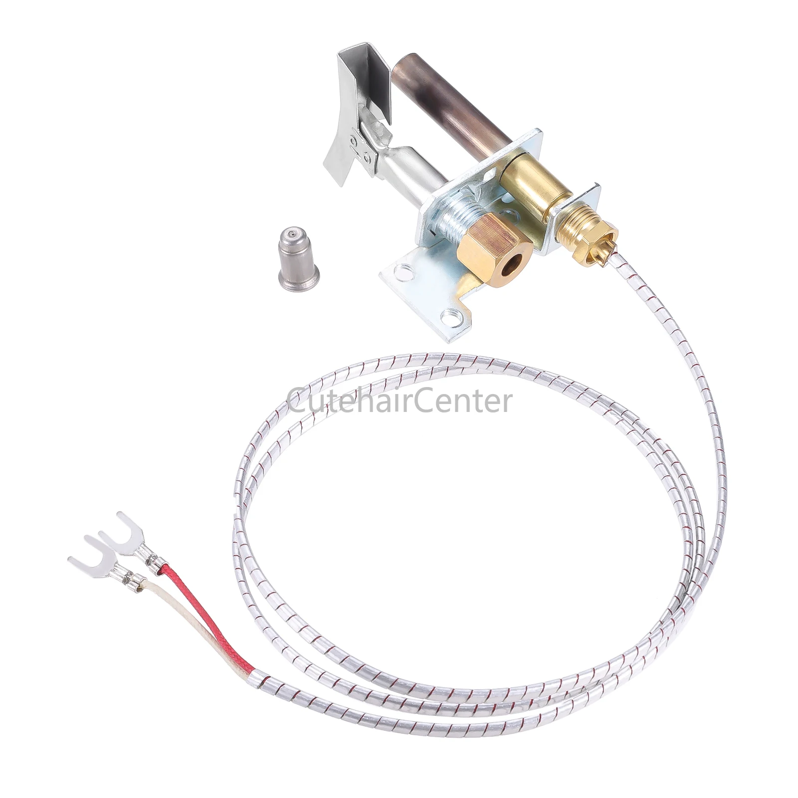 Montagem Termopilha Queimador Piloto Orifício de Gás Natural e Propano Apto para Fritadeira Cecilware Imperial Fritadeira Série Vulcan Hart 750 mv