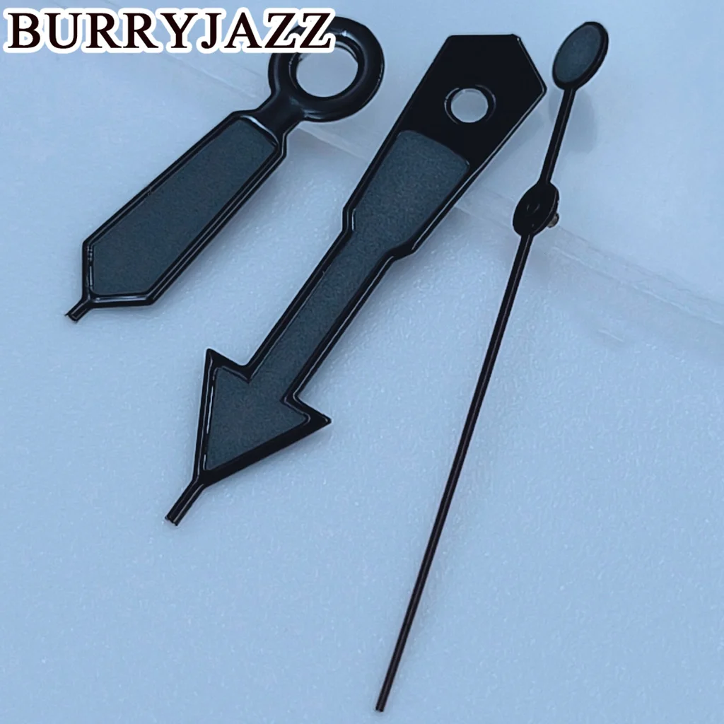 BURRYJAZZ NH35 NH36 NH38 7S26 7S36 4R35 4R36 시계 바늘 블랙 블루 화이트 오렌지 그린 레드 손 녹색 빛나는