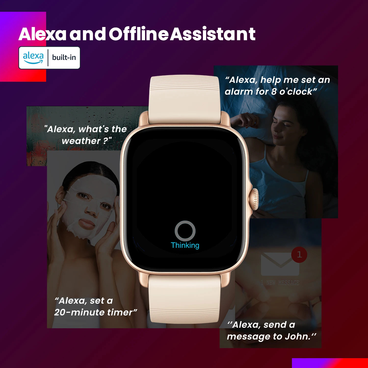 ο Amazfit GTS 3 GTS3 GTS-3 Ʈ ġ Zepp OS HD AMOLED ÷ 1.75 ġ 341 PPI 100 + ð