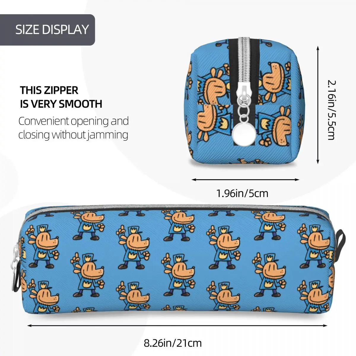 Dog Man Dogman Movie Comic Pencil Cases Cartoon Pencil Pouch Pen Box Kids Big Capacity Bags Students School Cosmetic Stationery 4