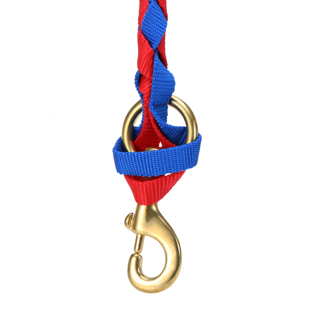 3 Meters PP Braided Horse Rope Horse Lead Rope with Brass Snap Pet Traction Rope Horse Rope Harness Accessories 6