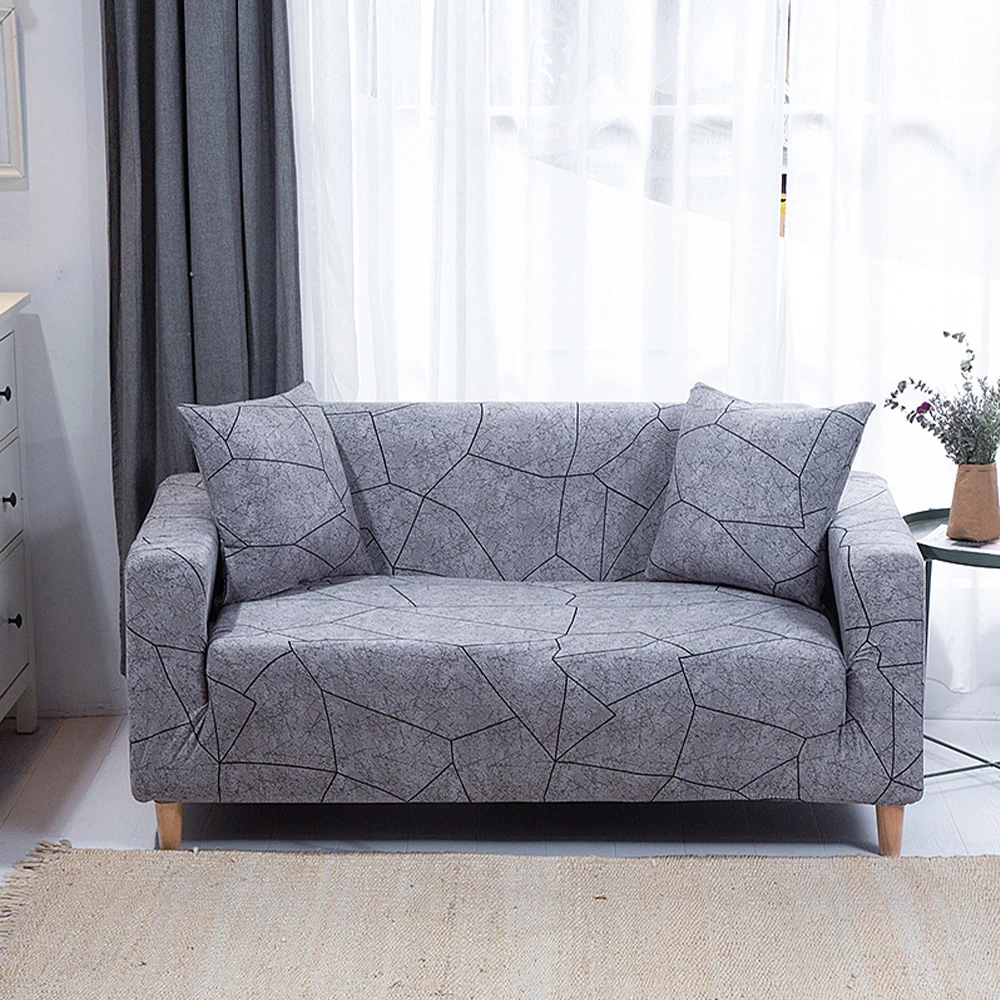 JHome Textiles Scratch Resistant Solid Color  Sofa Covers 1PC Elastic All Inclusive  All Season Universal Elastic Sofa Protector 3