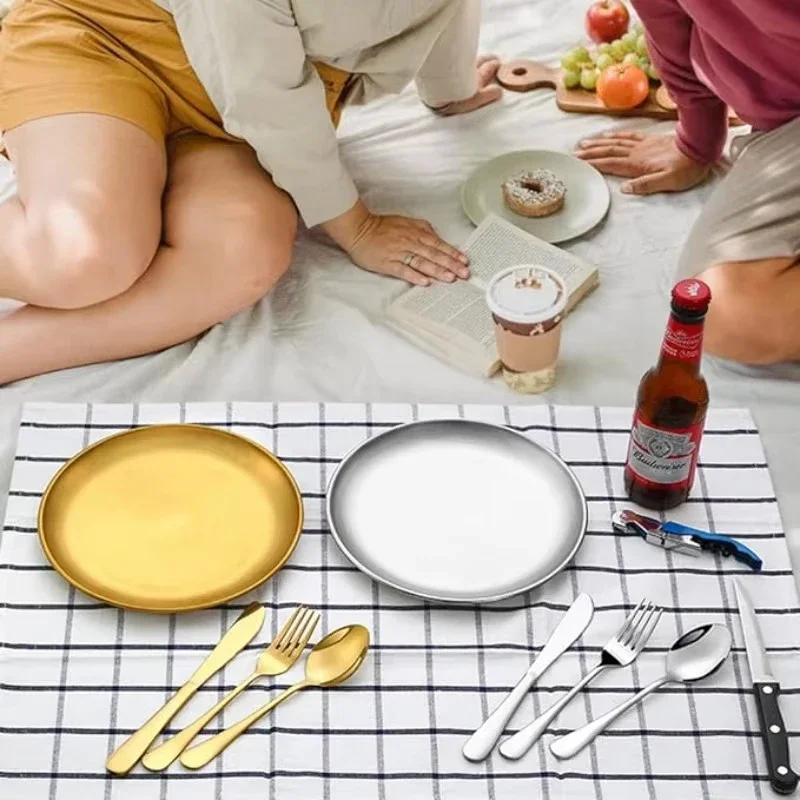 10pcs Stainless Steel Camping Cutlery Set 6