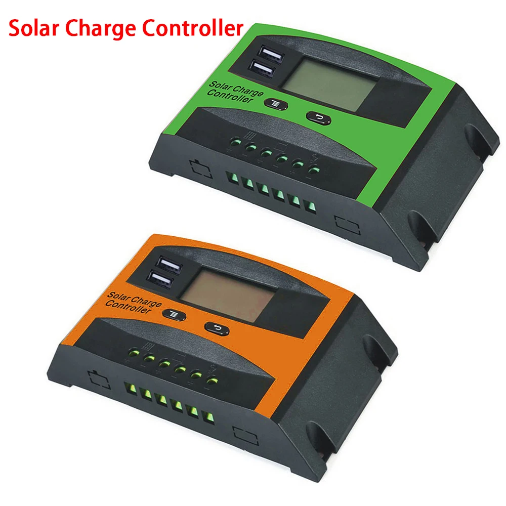 Controlador de Carga Solar Lcd Função Dual Usb Painel de Células Solares Regulador de Carga da Bateria Ld2024 Ld3024 12v 24v 20a 30a