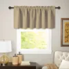 1PC, Valance Cafe Window Rod Pocket Curtain, Woven Fabric Short Valance Curtain For Home Room Kitchen Living Room Decoration 6