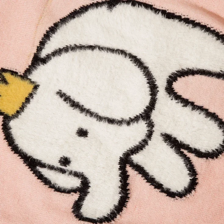 Aelfric Eden Elephant Ripped Sweater 2023 Y2K Harajuku Knitted Funny Kawaii Cartoon Fluffy Fuzzy Jumper Hip Hop Fashion Pullover