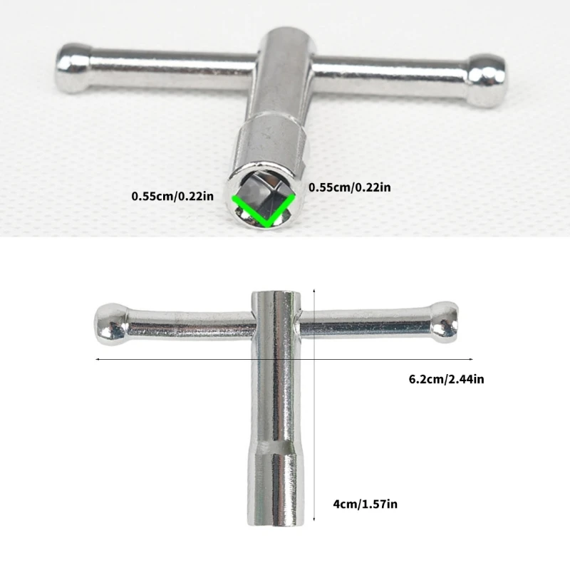 Professional Drum Key, Practical Drum Key Tuner for Acoustic and Electronic Drums, Continuous Standard Tuning Tool