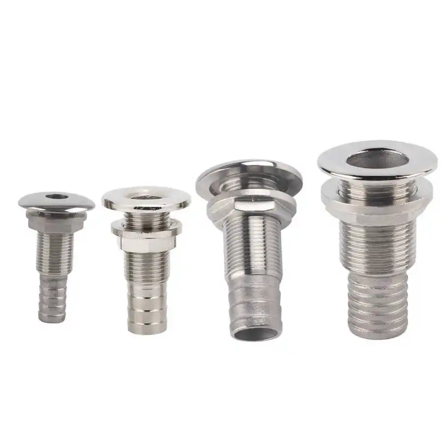 YachtBoatWaterOutletPortDrainVentStainlessSteelWaterOutlet