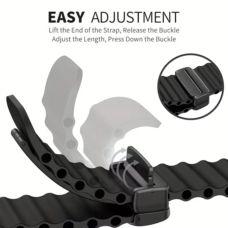 Magnetic Silicone Sport Strap
