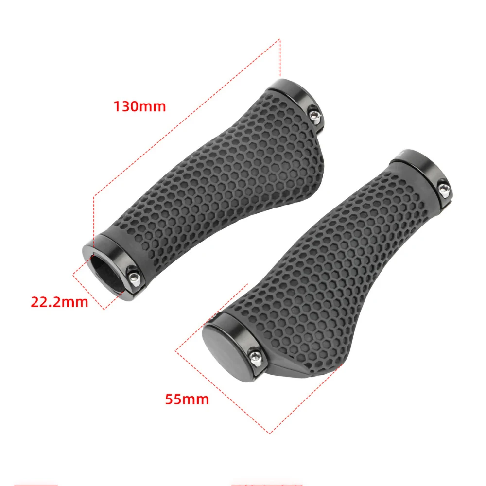 Promend GR-502E Bike Grips MTB Road Rubber Handlebar Covers 3D