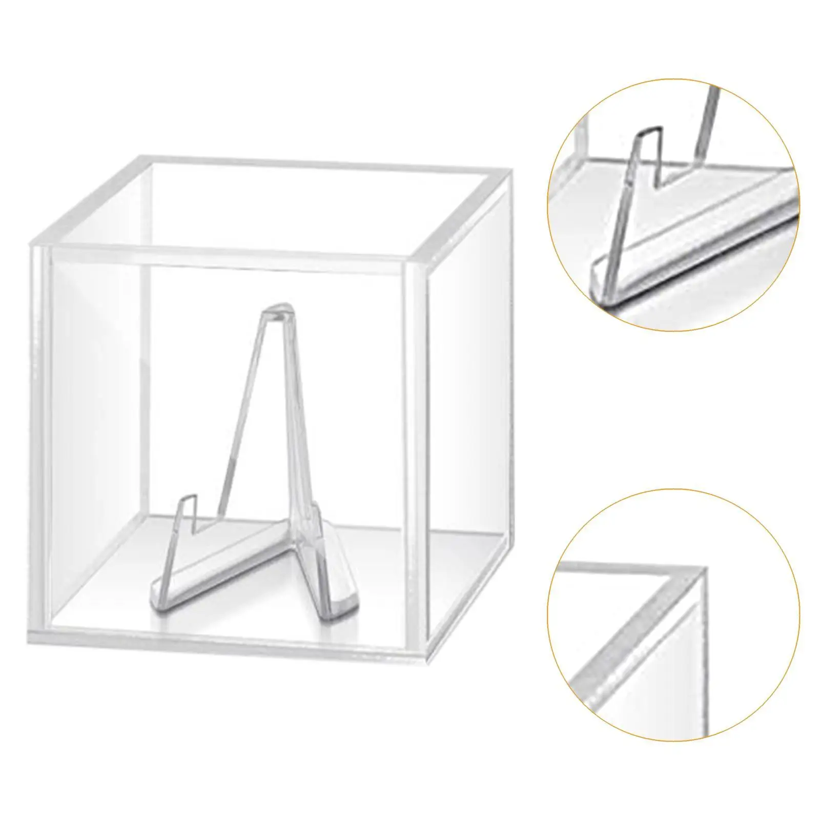 Guitar Pick Display Box with Stand Guitar Pick Box for Guitarists Players