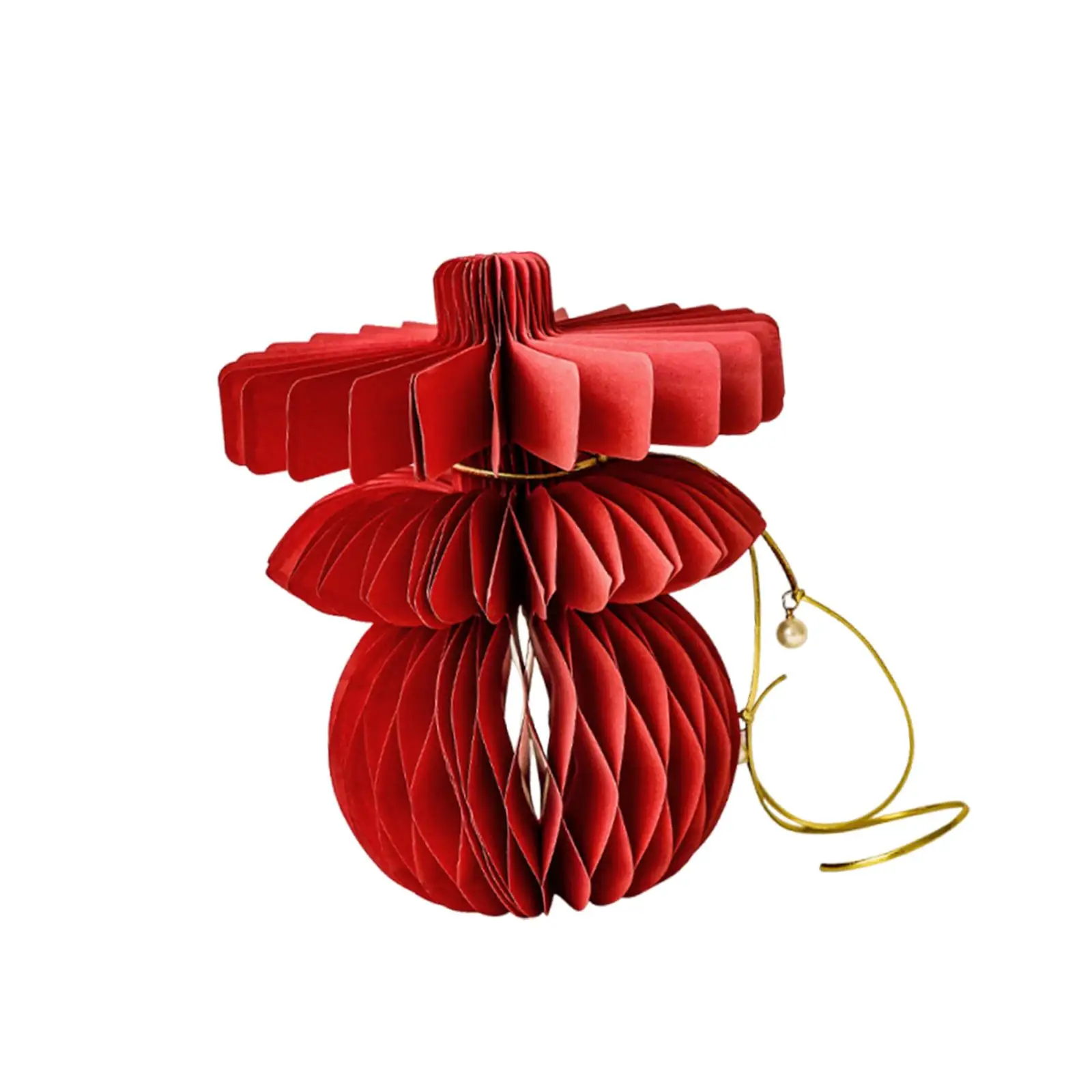 Chinese New Year Decoration, Red Paper Lantern, Lightweight Paper Craft Hanging Ornament, Spring Festival Decor