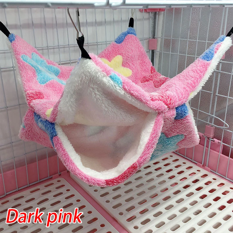 Title 3, 2 Size Small Animal Sleeping Hamster Hammock Pe...
