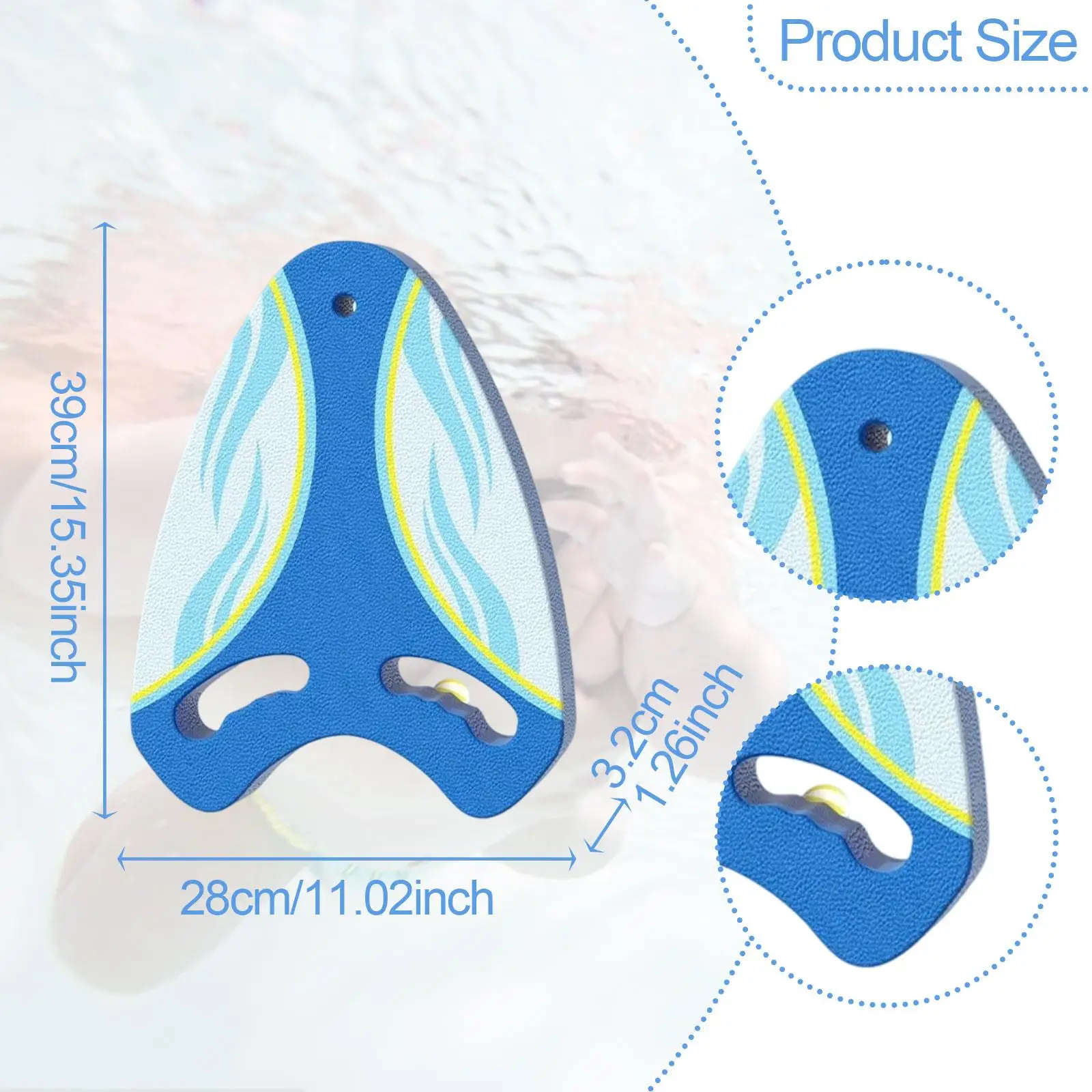 Swimming Kickboard Beach Easy to Grip for Men Women Children Lightweight Swim Learning Pool Float Board Training Swimming Aid Swimming Kickboard Beach Easy to Grip for Men Women Children Lightweight Swim Learning Pool Float Board Training Swimming Aid