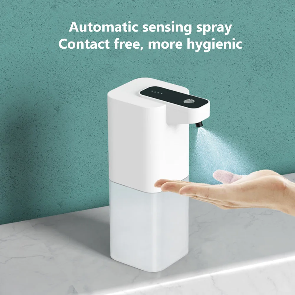 400ML Automatic Liquid Soap Machine Intelligent Charging Foaming Dispenser Wall Mounted Touchless Sensor for Bathroom School 2