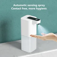 400ML Automatic Liquid Soap Machine Intelligent Charging Foaming Dispenser Wall Mounted Touchless Sensor for Bathroom School 2