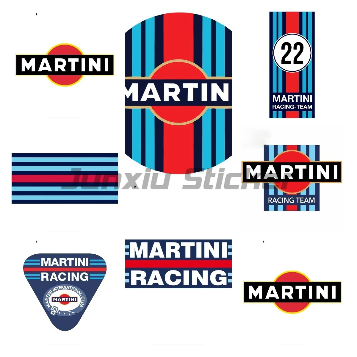 Vinilo adhesivo de Martini Racing para coche, motocicleta, fórmula  1,Motorsport impermeable| | - AliExpress