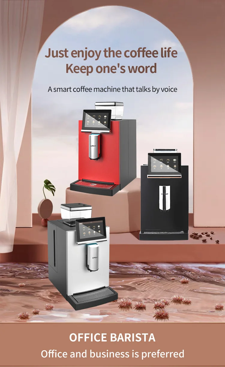 New Arrival Q2 Pro With Big Coffee Bean Tank Fully Automatic Bean To Cup Coffee Machine Grinding System 4