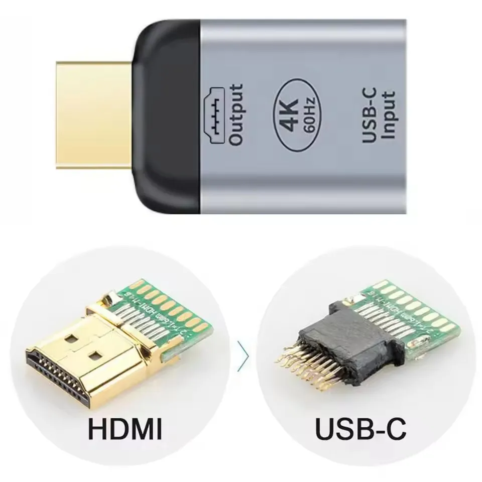 4K 60Hz High-Speed USB-C to HDMI Adapter – Plug & Play