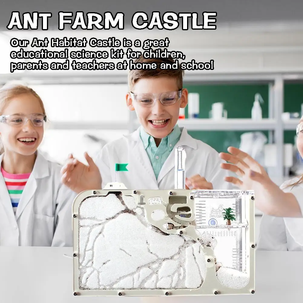 

Ant Farm Castle Pet Ant Sand Nest Home Water Supply Ant Farm Underground Children Educational Toys Ants Observation Ant Decor