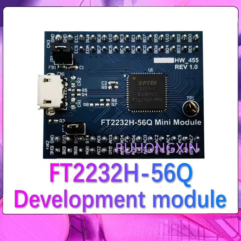 FT2232H-56Q-Mini-Module-USB-to-UART-FIFO-development-module-Development ...