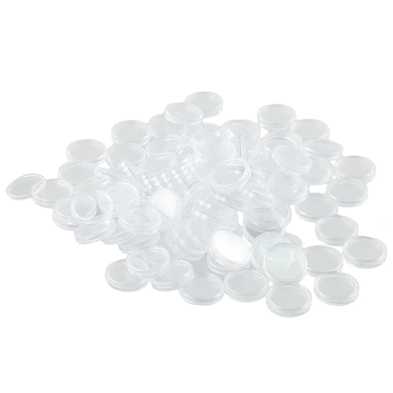 Capsules Coin Holders Set Storage Ceremony Transparent Clear Commemorative Container Display Gifts Medal Money