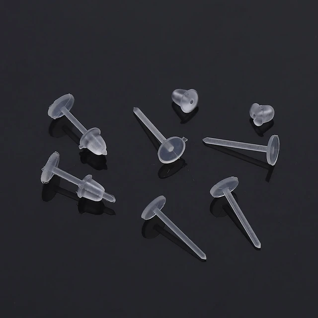 Soft Silicone Earring Backs Rubber Earring Safety Back Stopper