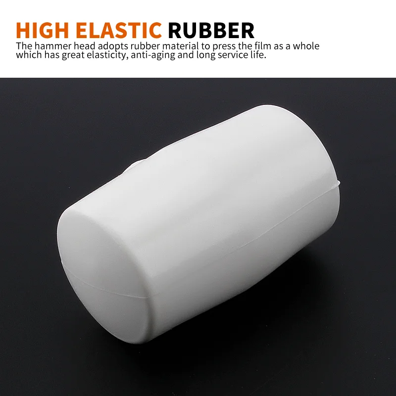 Heavy Duty 1Pcs White Rubber Hammer Ceramic Tile plastic glue installation hammers 55mm 60mm 70mm Diameter with Non-slip Handle 3