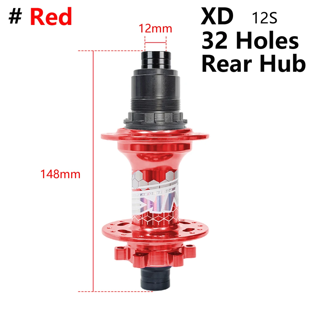 アルミニウム製自転車ハブ、mtbバイクハブ、6爪、120クリック