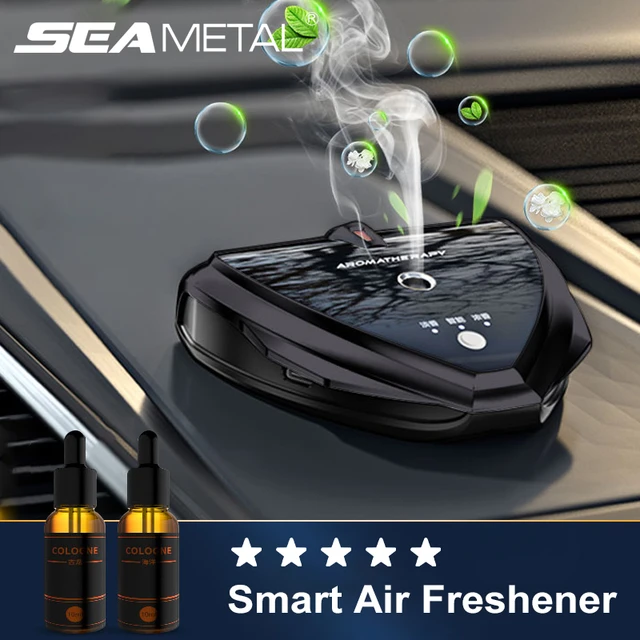 SEAMETAL Smart Car Air Freshener Intelligent Electric Fragrant Rechargeable  3 Modes Essential Oil Diffuser Nebulizer Remove Odor - AliExpress