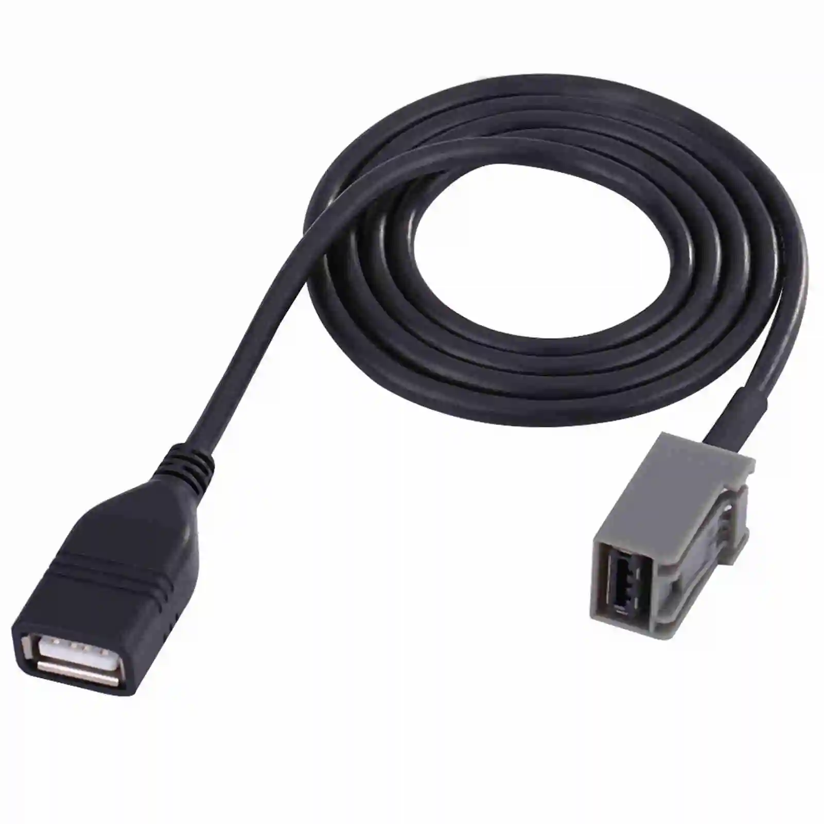 Car USB Wire Car USB Adapter Cable 60cm Car USB 2.0 AUX In Adapter Cable Audio Extension Wire for Honda Mitsubishi 2009 Onward