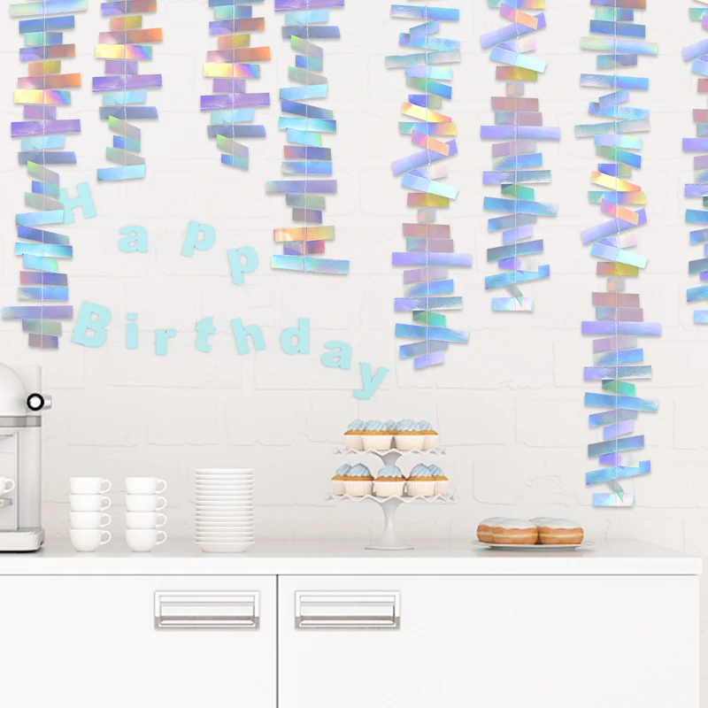 Рисунок 3 - Лазерная Серебряная Бумажная гирлянда