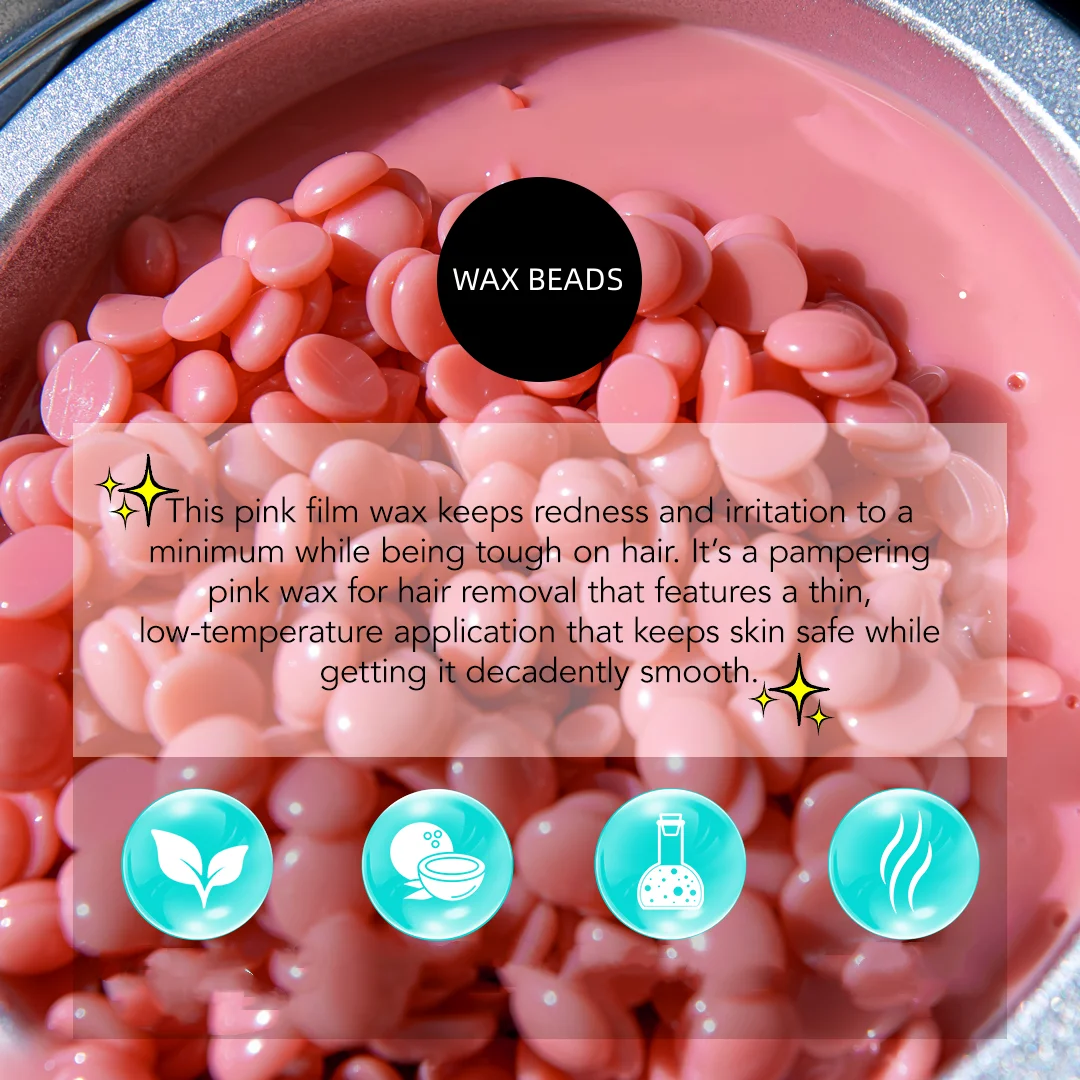 Hard Wax Beads 3.5 Oz 100g for Hair Removal 10 Sticks Brazilian Waxing for Bikini Face Eyebrow Chest Legs Armpit Women Men