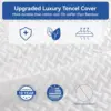 Mattress Full Size 10 Inch Memory Foam Mattress with Tencel Cover  Premier Cooling Green Tea Gel Medium Firm Mattress in Box  Ce 6