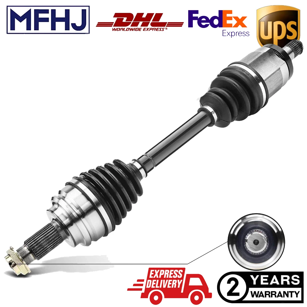 Front Left Driver Side CV Axle Shaft Assembly For BMW X3 E83 2004-2010 2.5L/3.0L 31603450565, 31607529201