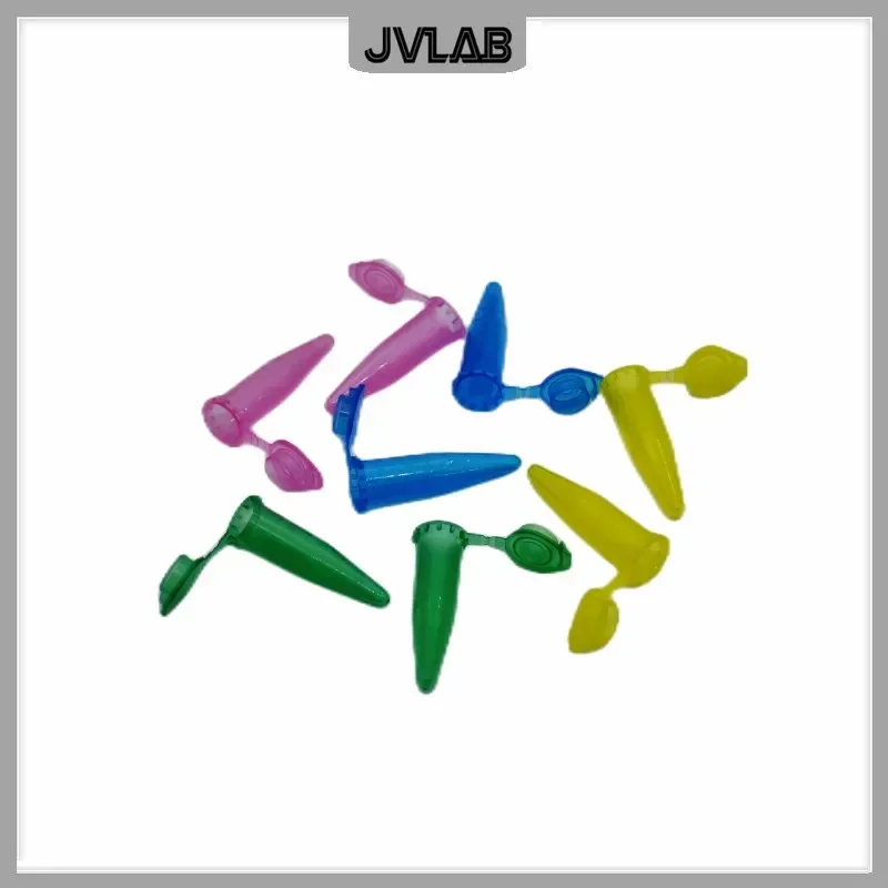 Microtubes Centrifuge Tube 1.5ml Lab Centrifugal Tube EP Bottom Tip PP Test Snap-cap Clear Scale 100/PK