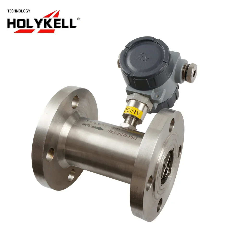 

Holykell 2 Inch Digital Fuel Flow Meter / Digital RS485 Turbine Flow Meter