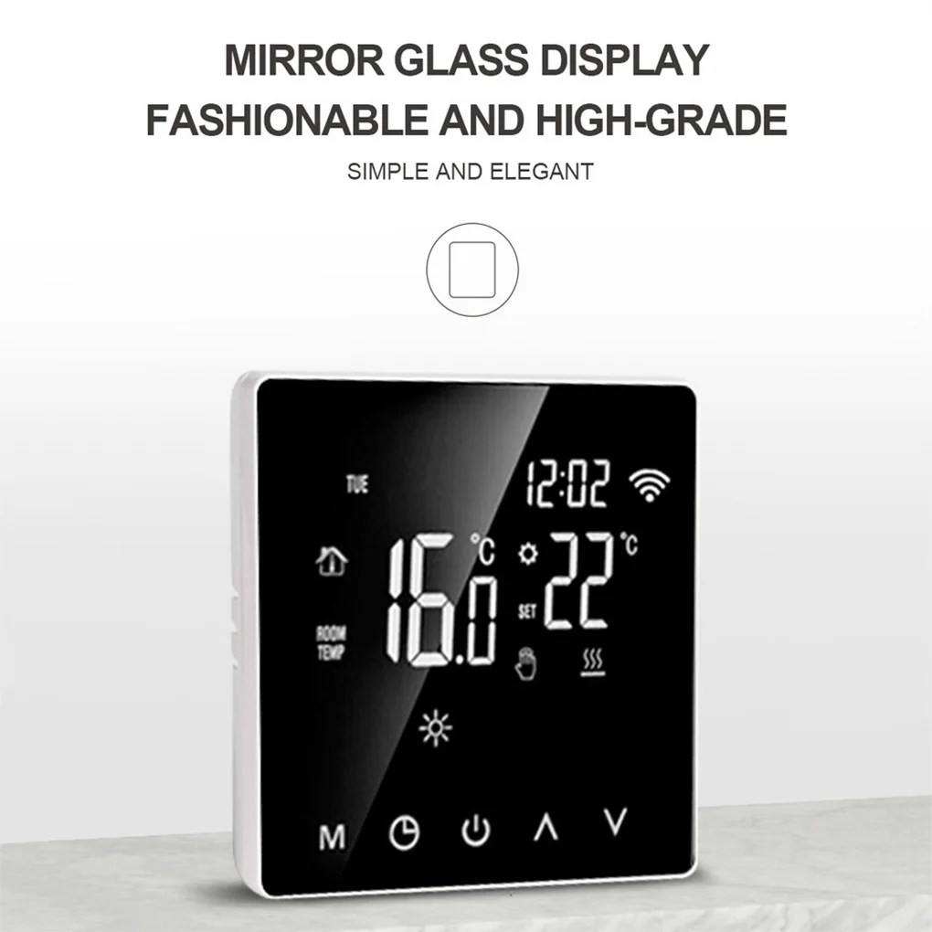 Tuya-Smart Home WiFi Heating ThermoandreWarm, UnFloor Sochi, 220V, Electric, Water Gas Bomicrophone, Temperature Contrmatérielle