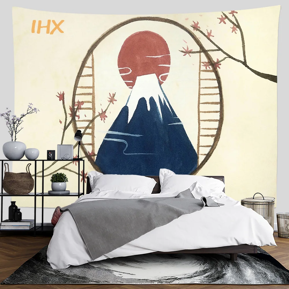 Poster mural du Mont Fuji et lac