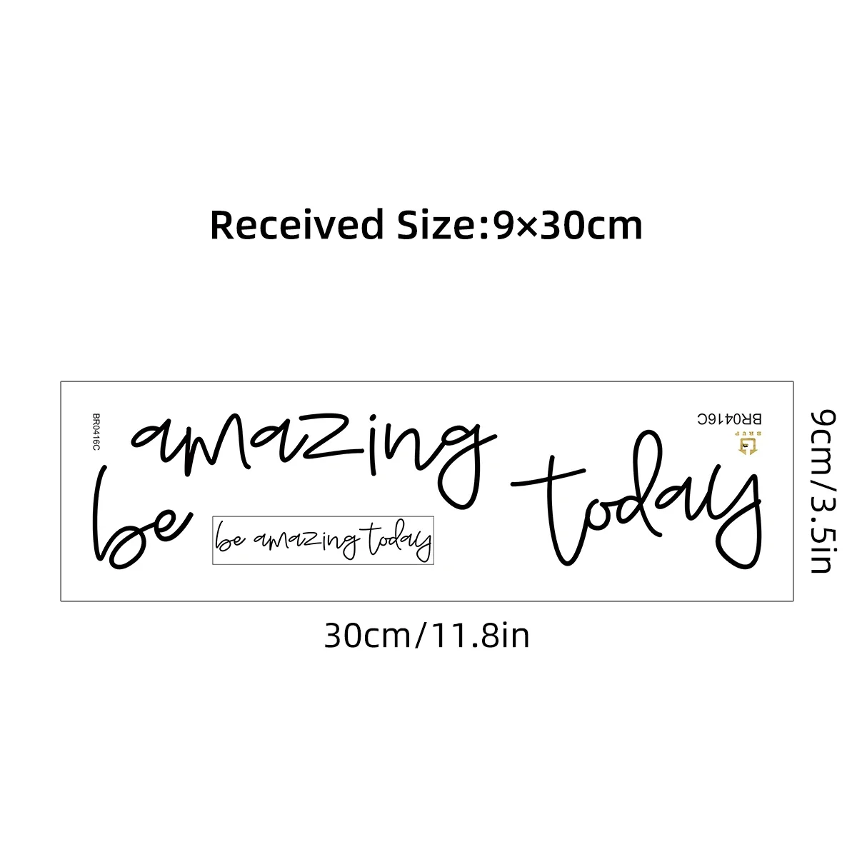 1Pc English &ldquo;be Amazing&rdquo; Cute Text Wall Mirror Stickers wall stickers Furniture Bathroom Wall Decals Kids Bedroom Decoration Baby Home Decor