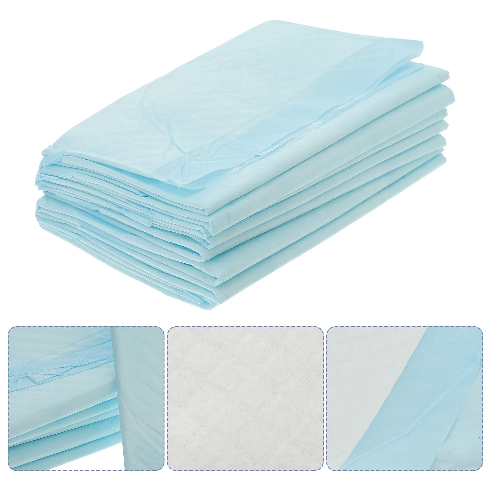 

20pcs Underpads Incontinence Bed Pads Covers Waterproof Super Absorbent Diaper Sheet Protector for Children ( Random )