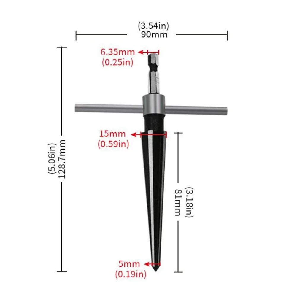 Hand reamer 5-16mm for bridge pin hole