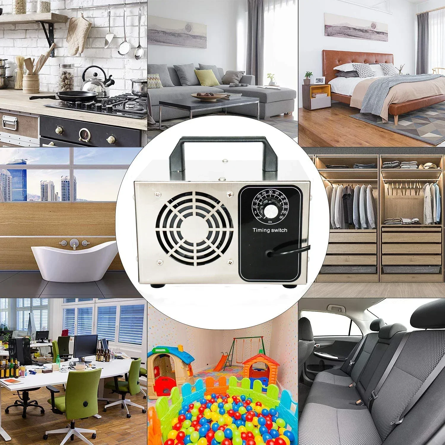 Description Picture 5 of itemOzone Generator 220v 60g Ozonizer Air Purifier Home Cleaner Treatment Ozono Remove Formaldehyde